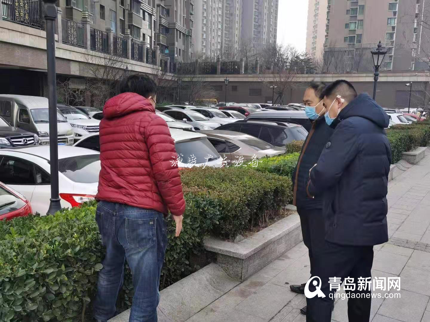 市北區(qū)即墨路街道王偉路燈燈箱華：沖在戰(zhàn)“疫”一線的