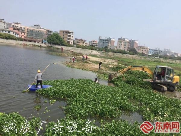 莆田仙游楓亭鎮(zhèn)打響河分類垃圾亭道水葫蘆“殲滅戰(zhàn)” 維護(hù)