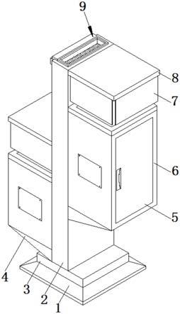 一種市政園林建設(shè)用垃圾箱的制作方法